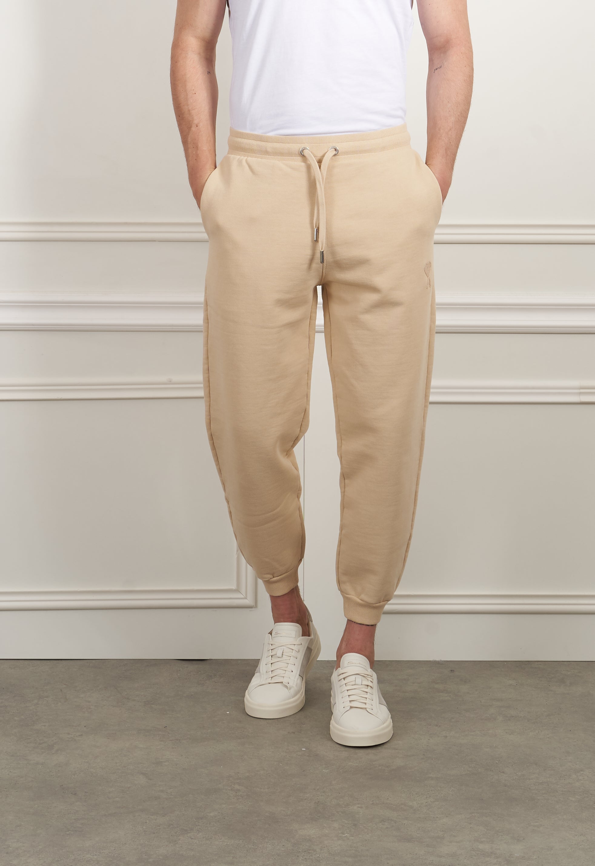 Sweatpants in beige