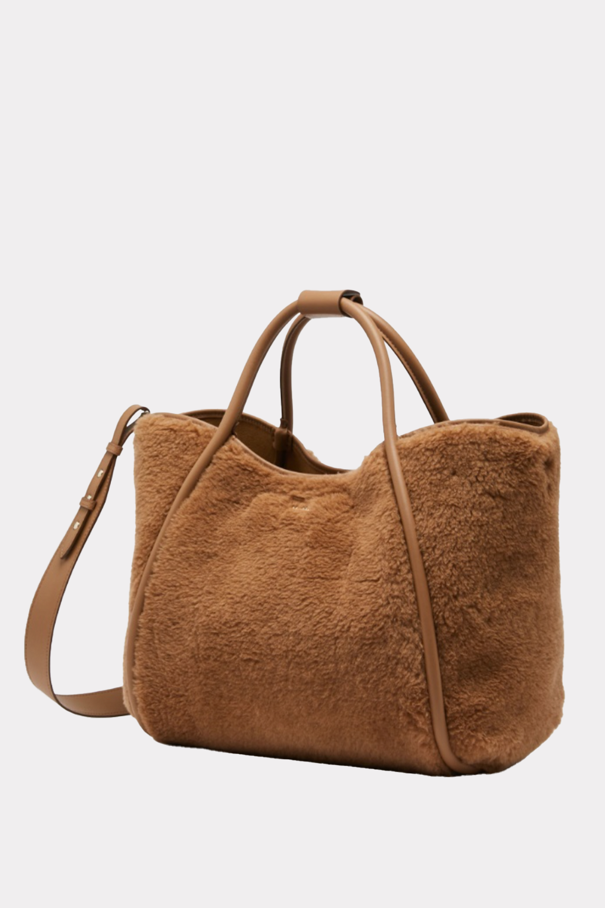 Tasche 'Marine' medium aus Teddy-Stoff