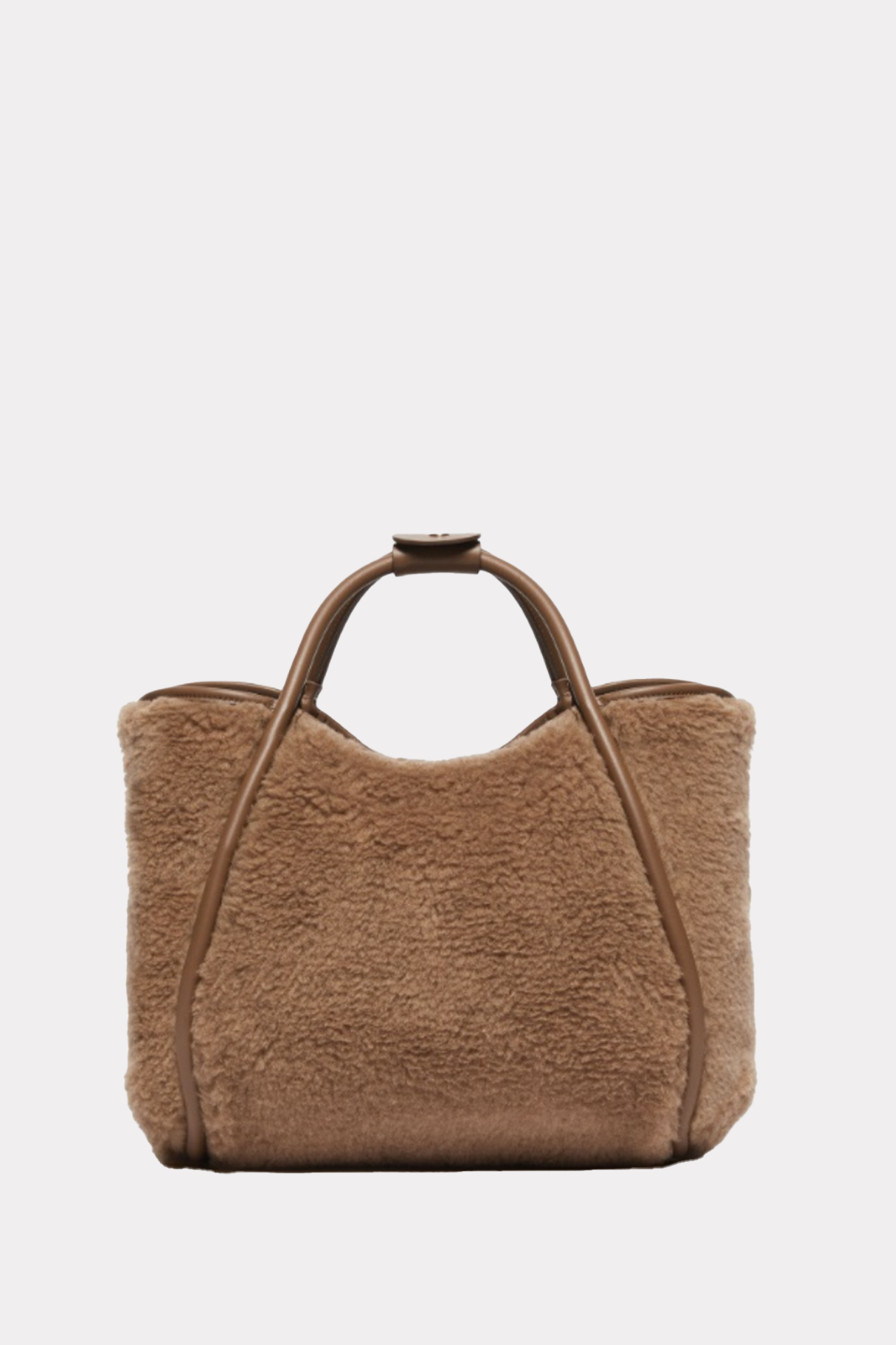 Tasche 'Marine' small aus Teddy-Stoff