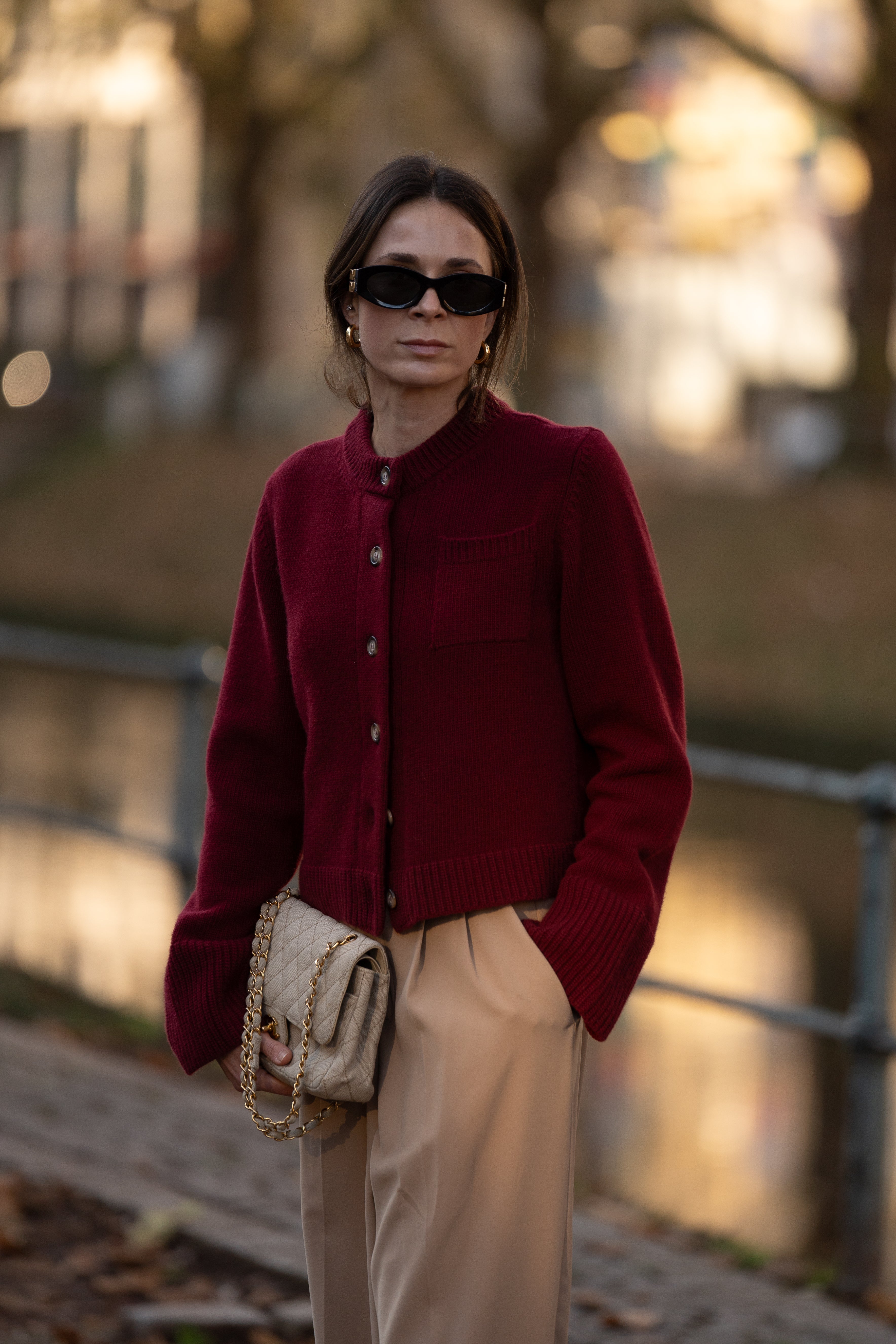 Strickjacke in Rot PRE-ORDER LIEFERUNG 50. KW