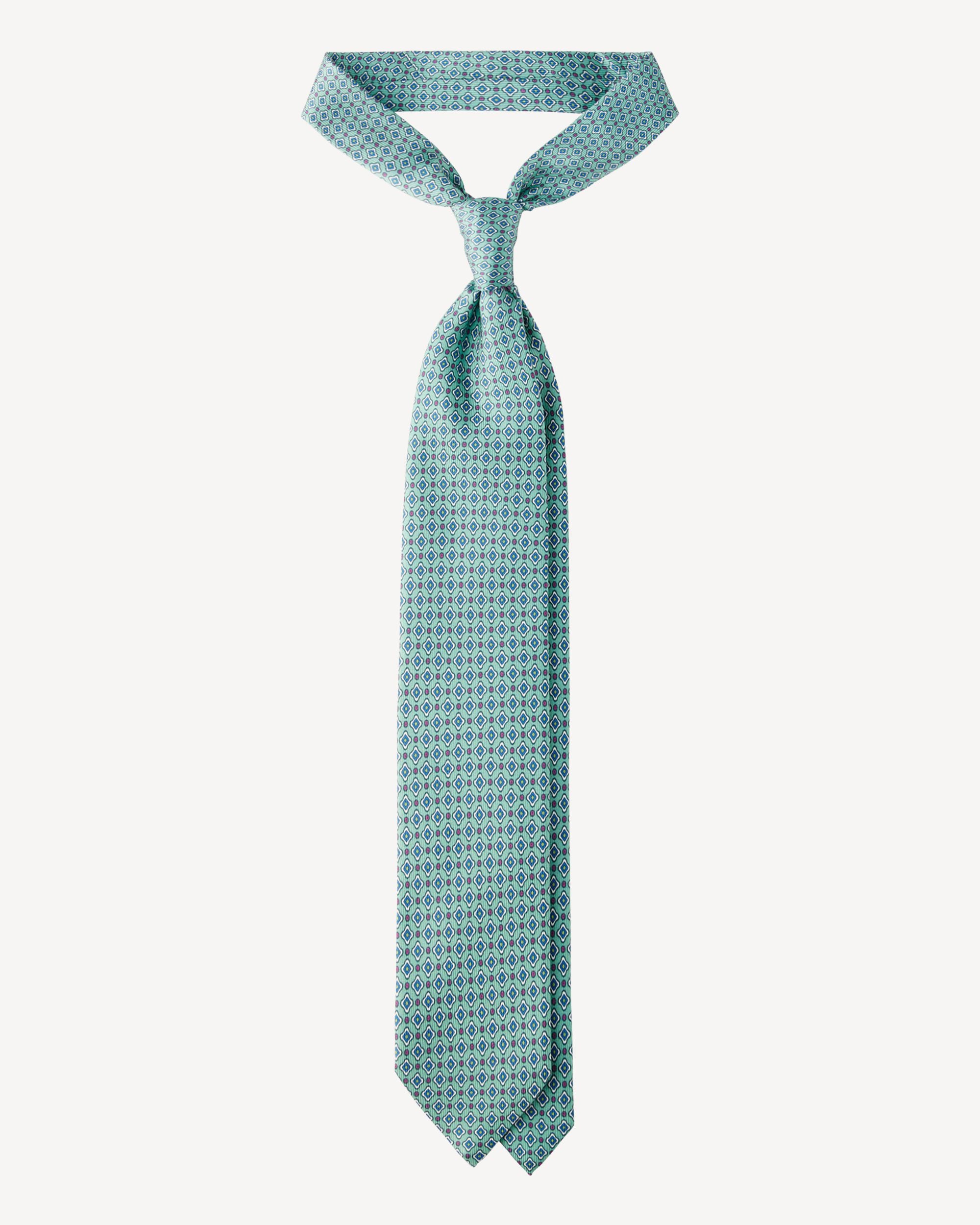 Tie in green