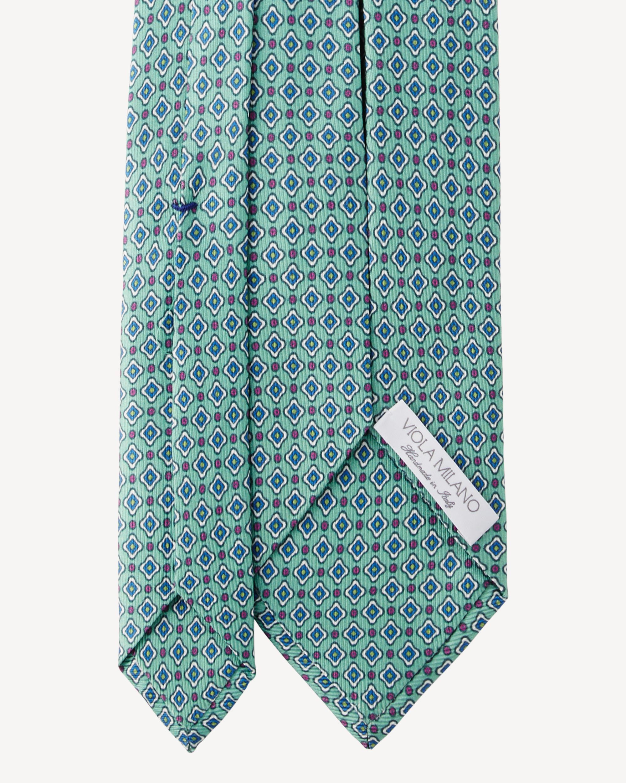 Tie in green