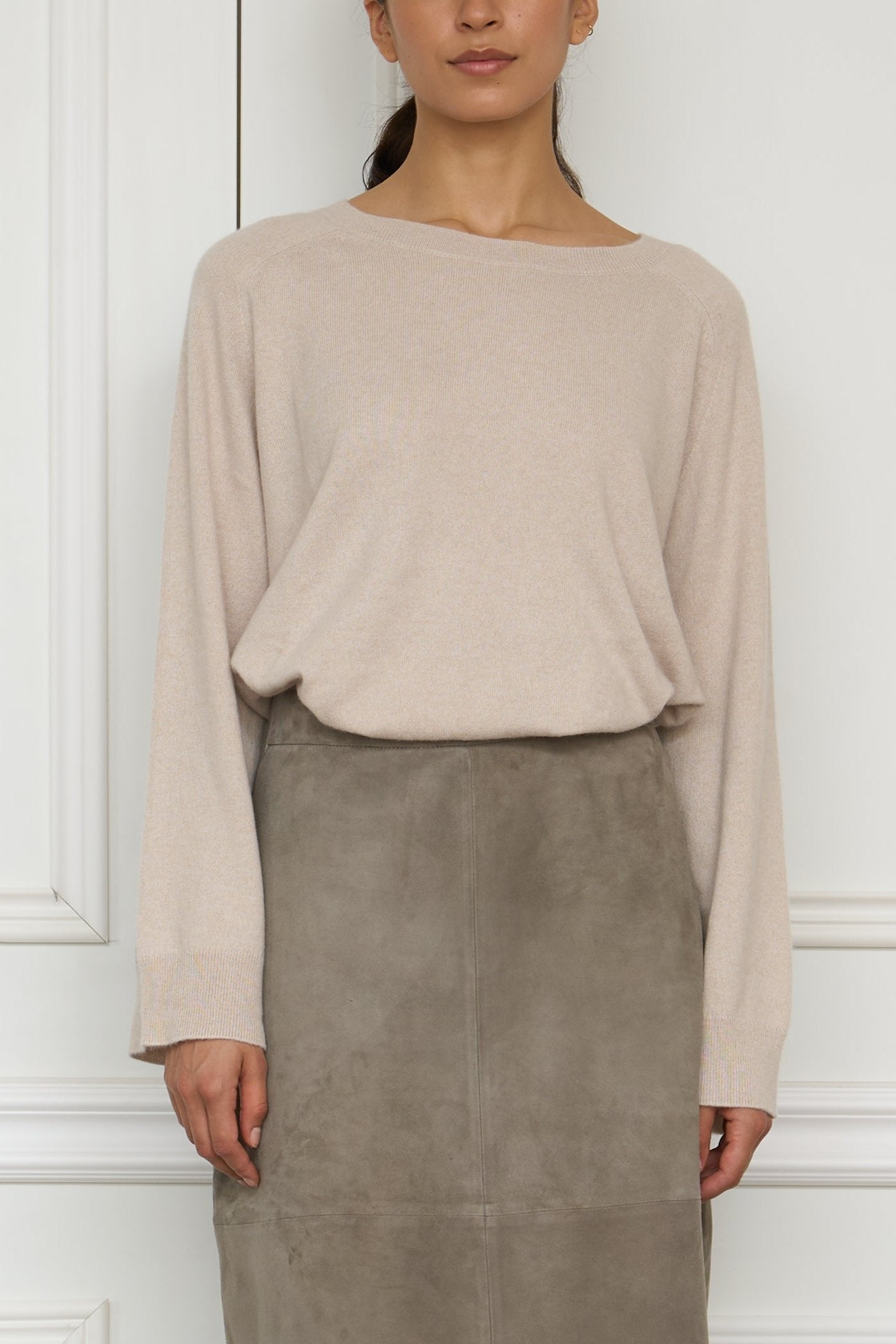 Pullover in creme