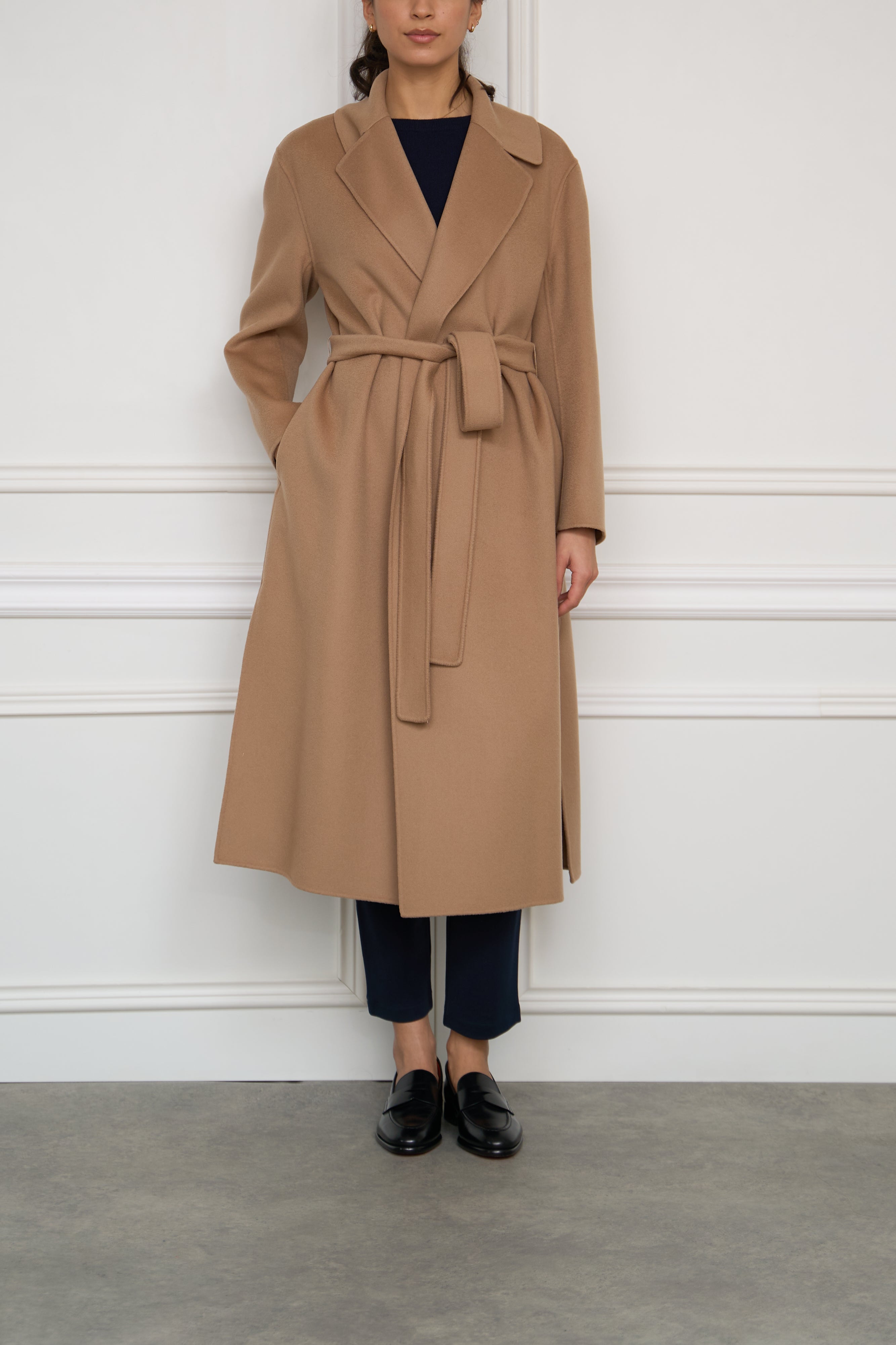 Wollmantel 'Livia' in camel