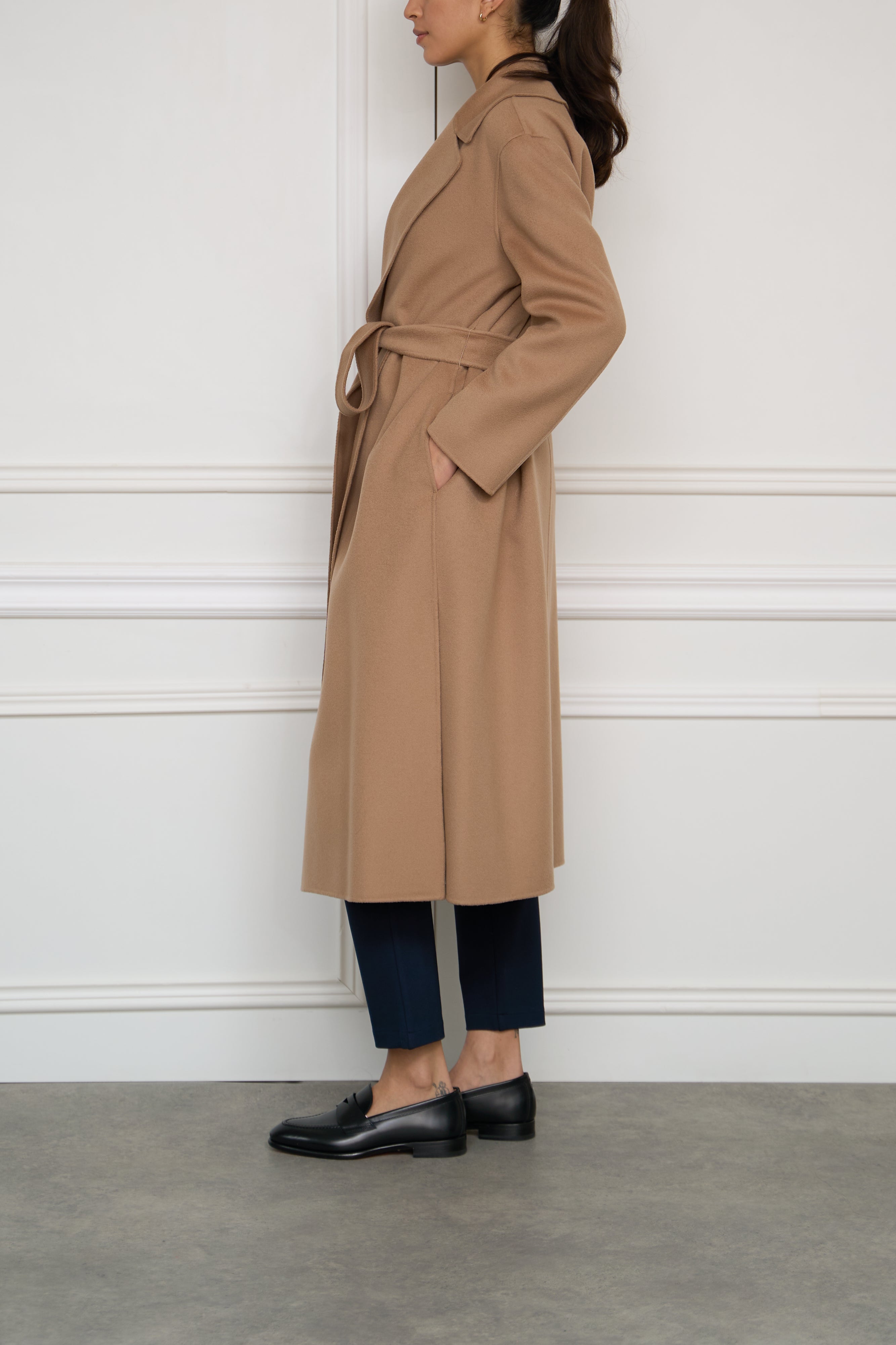 Wollmantel 'Livia' in camel