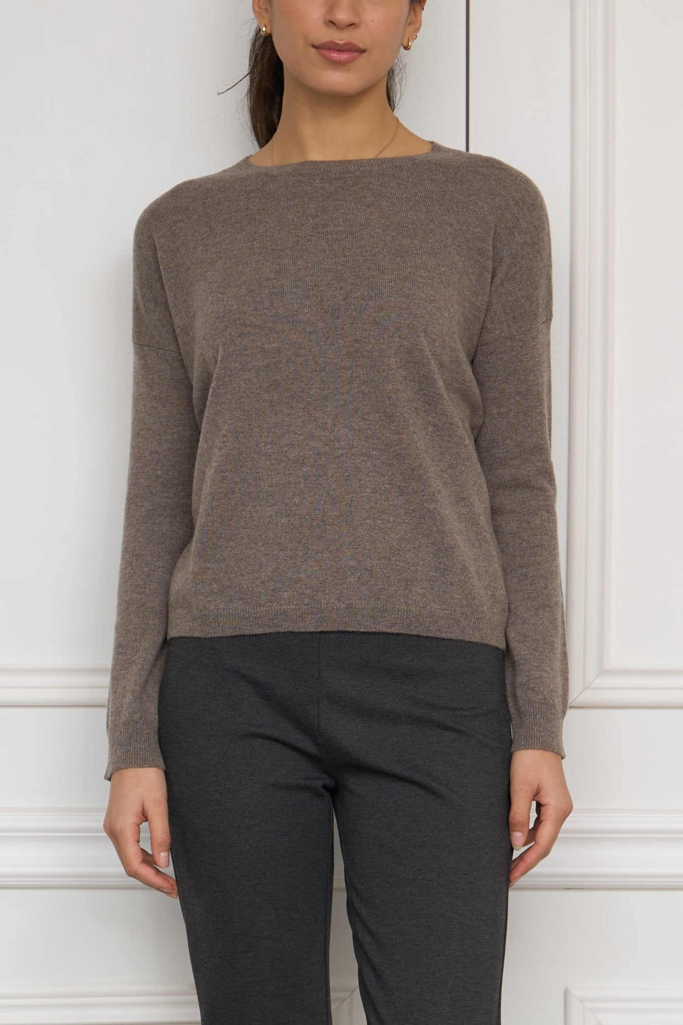 Cashmere-Pullover 'Dea' in taupe