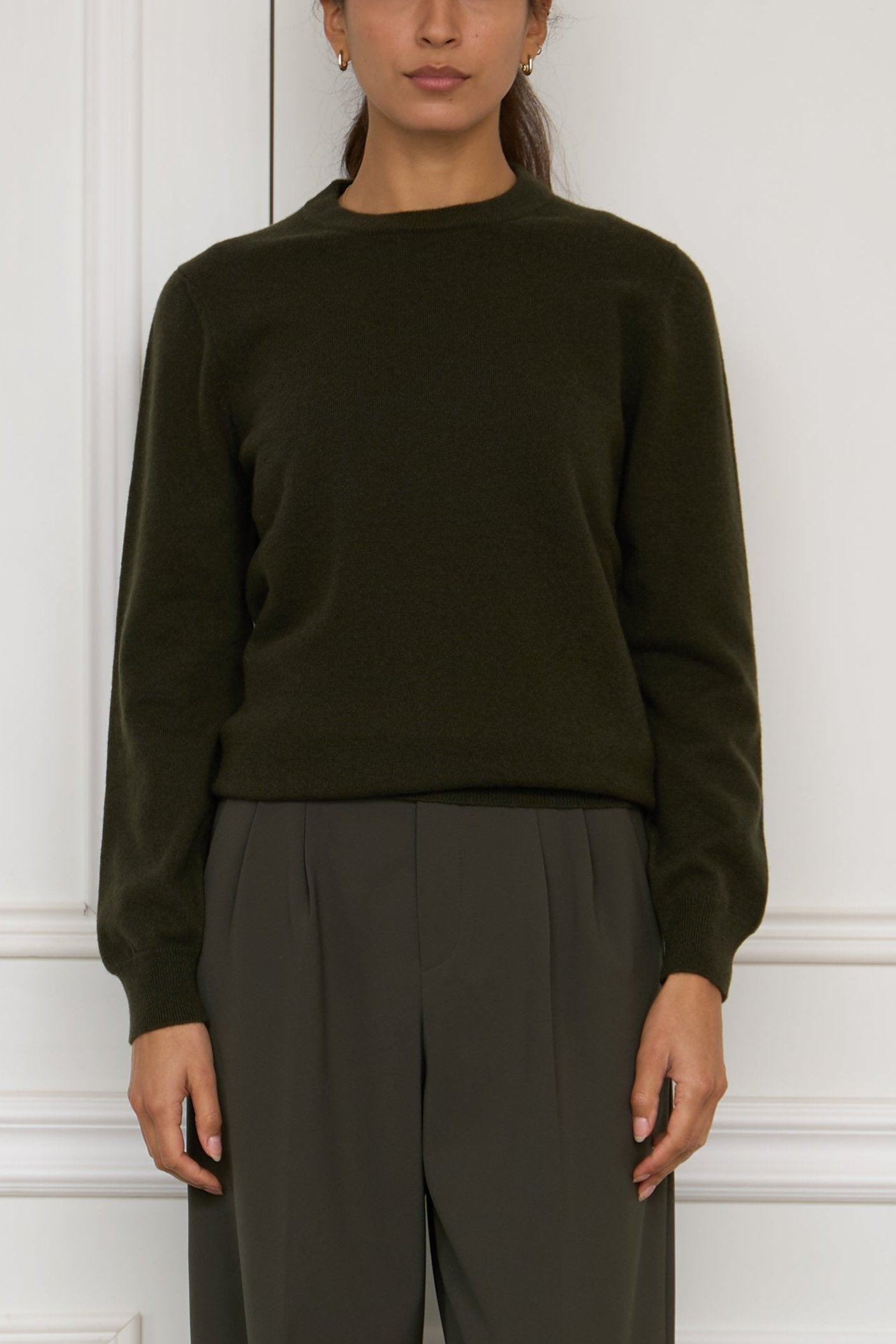 Cashmere Pullover in grün