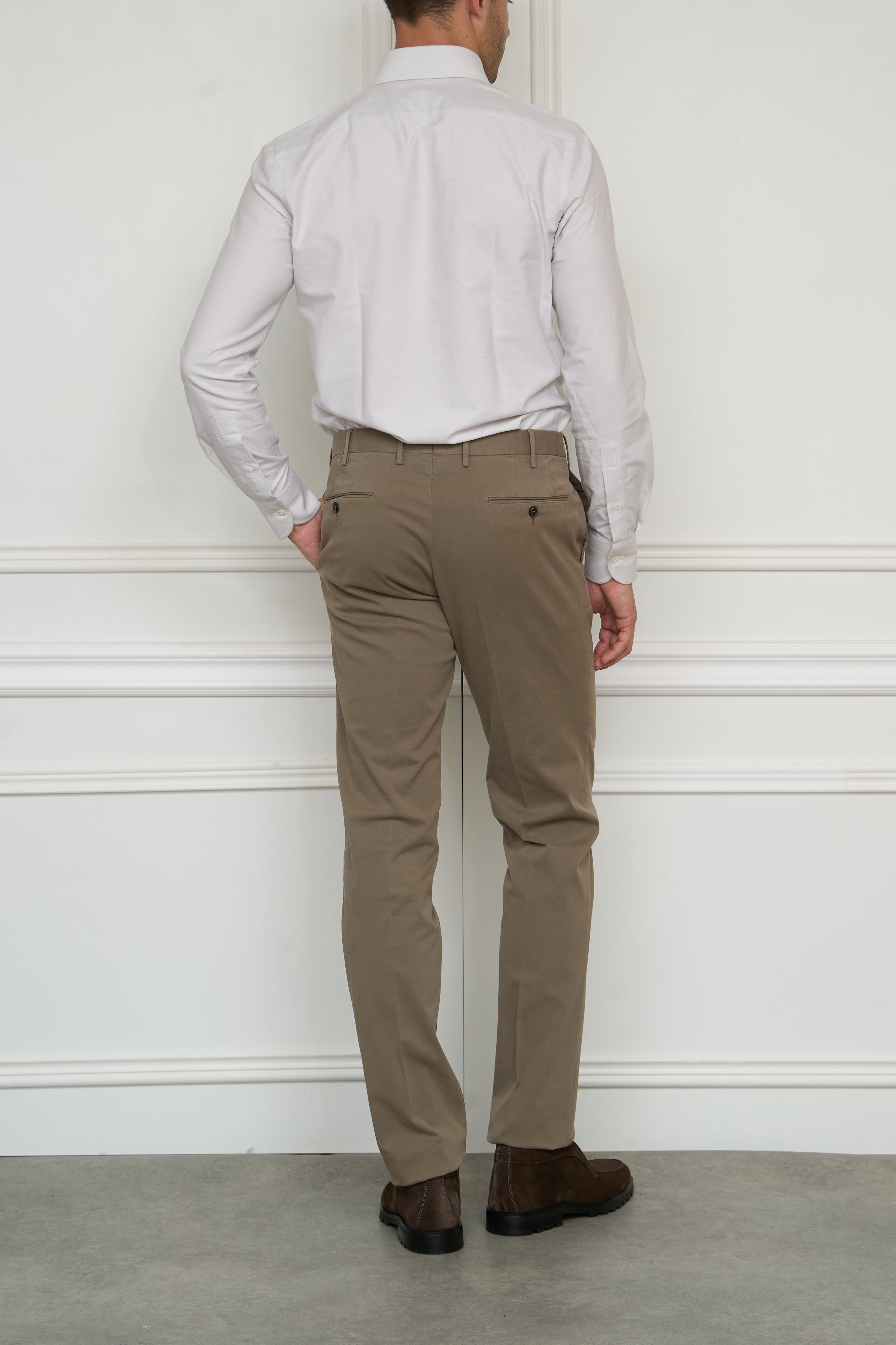 Chinos in beige