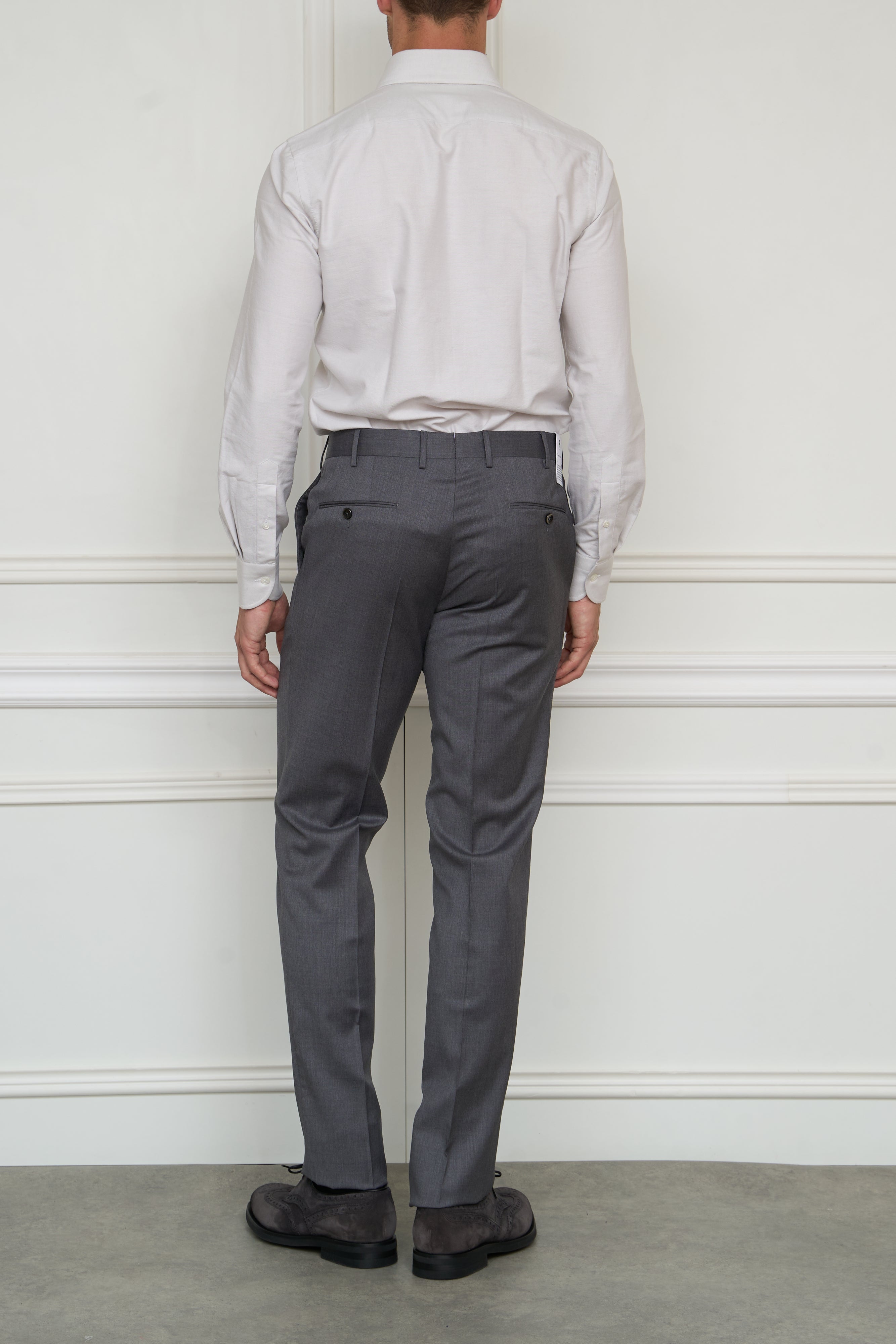 Fabric trousers in grey 