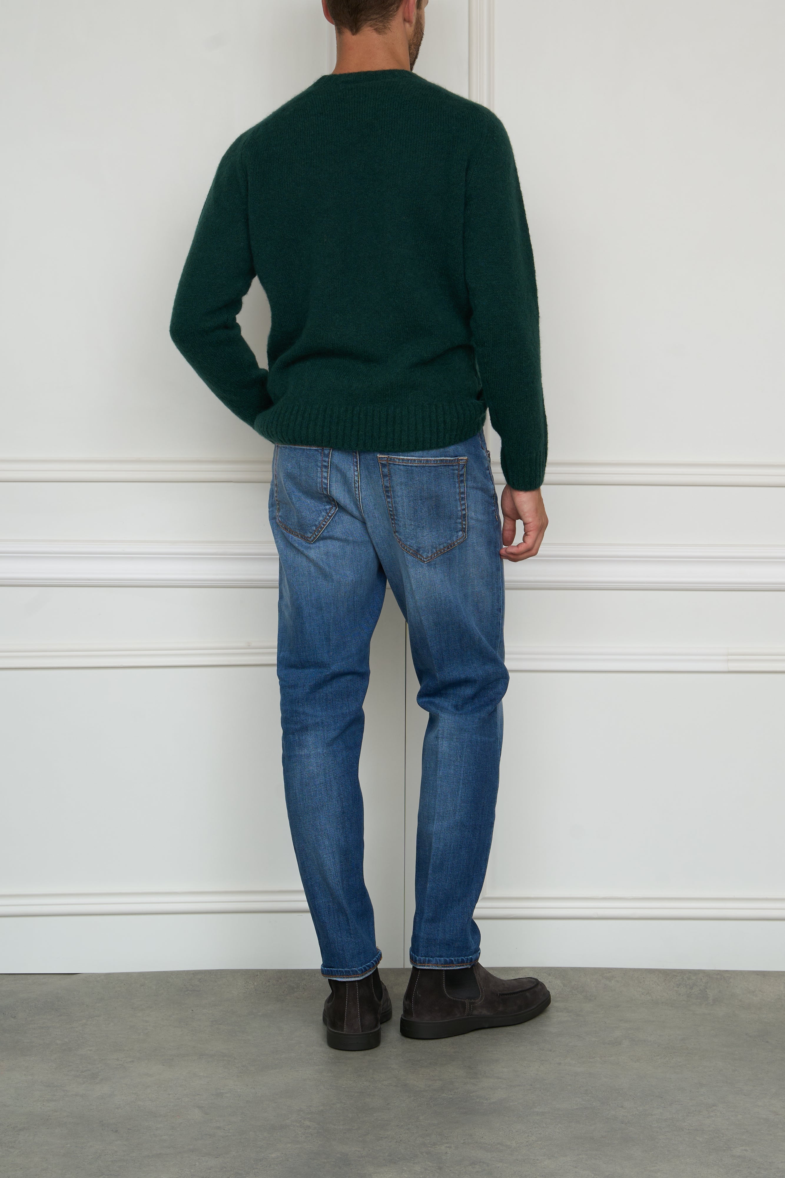 Tapered Jeans in hellblau