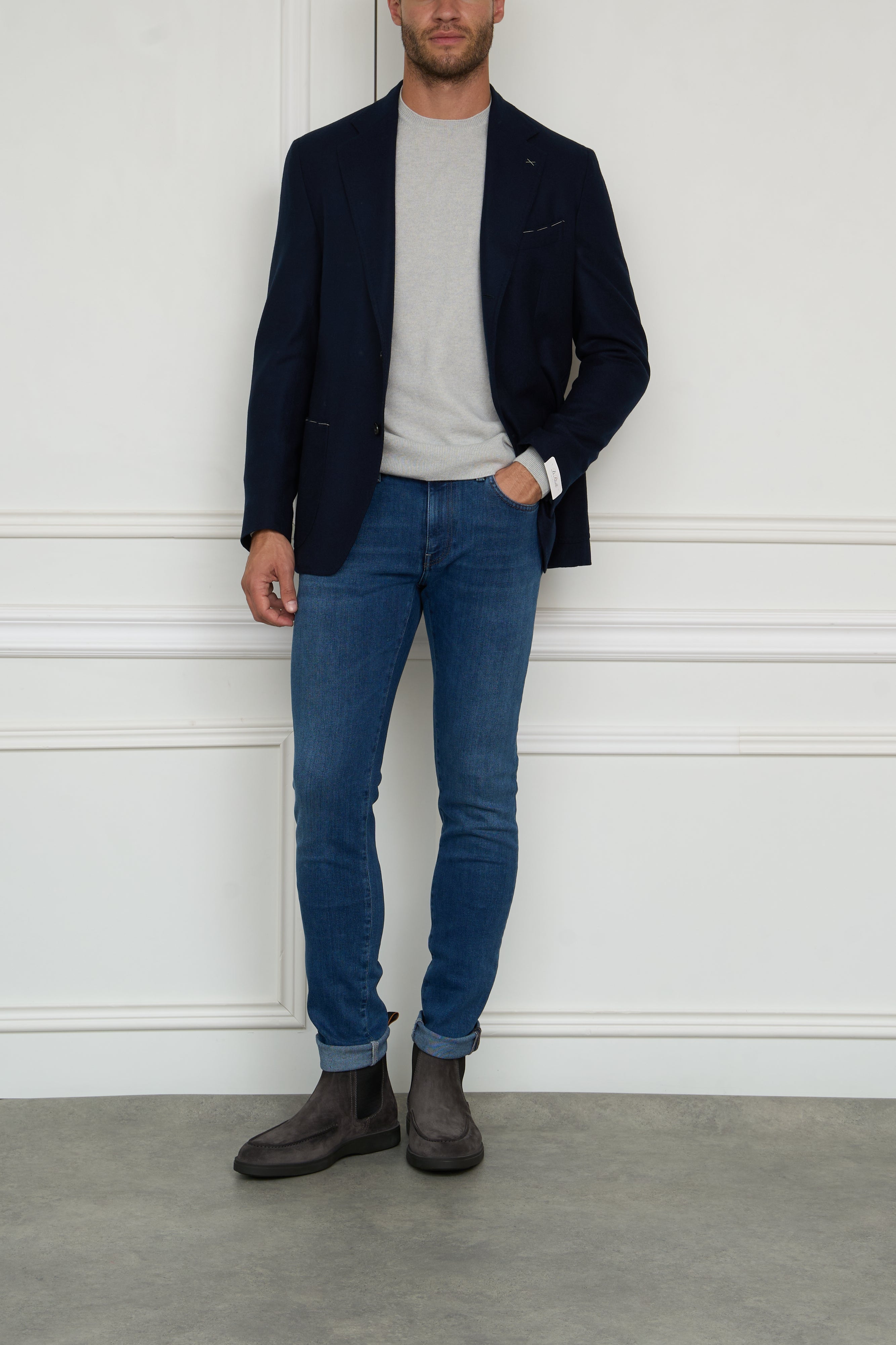 Cashmere Sakko in navy