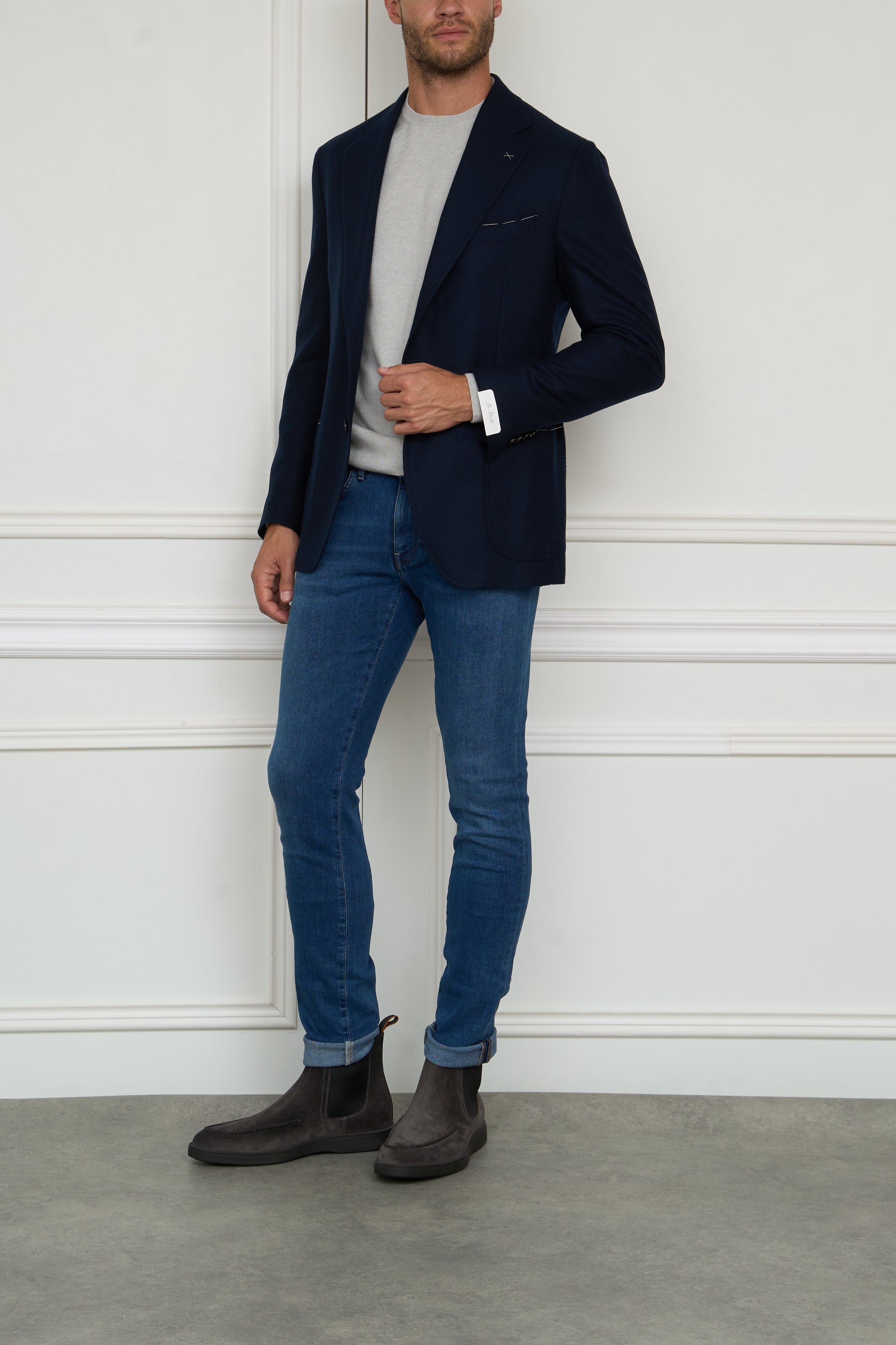 Cashmere Sakko in navy