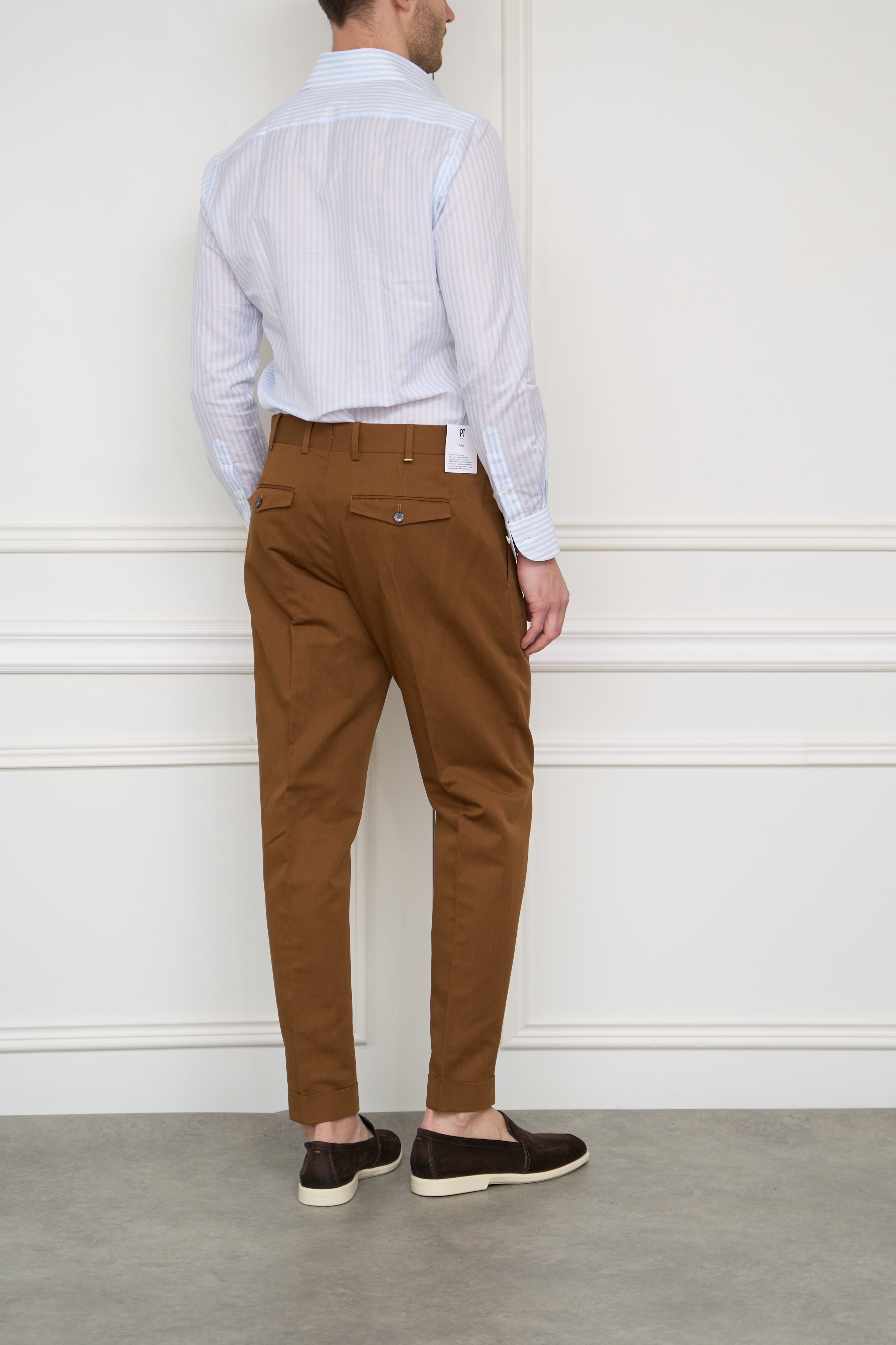 Chinos in blue