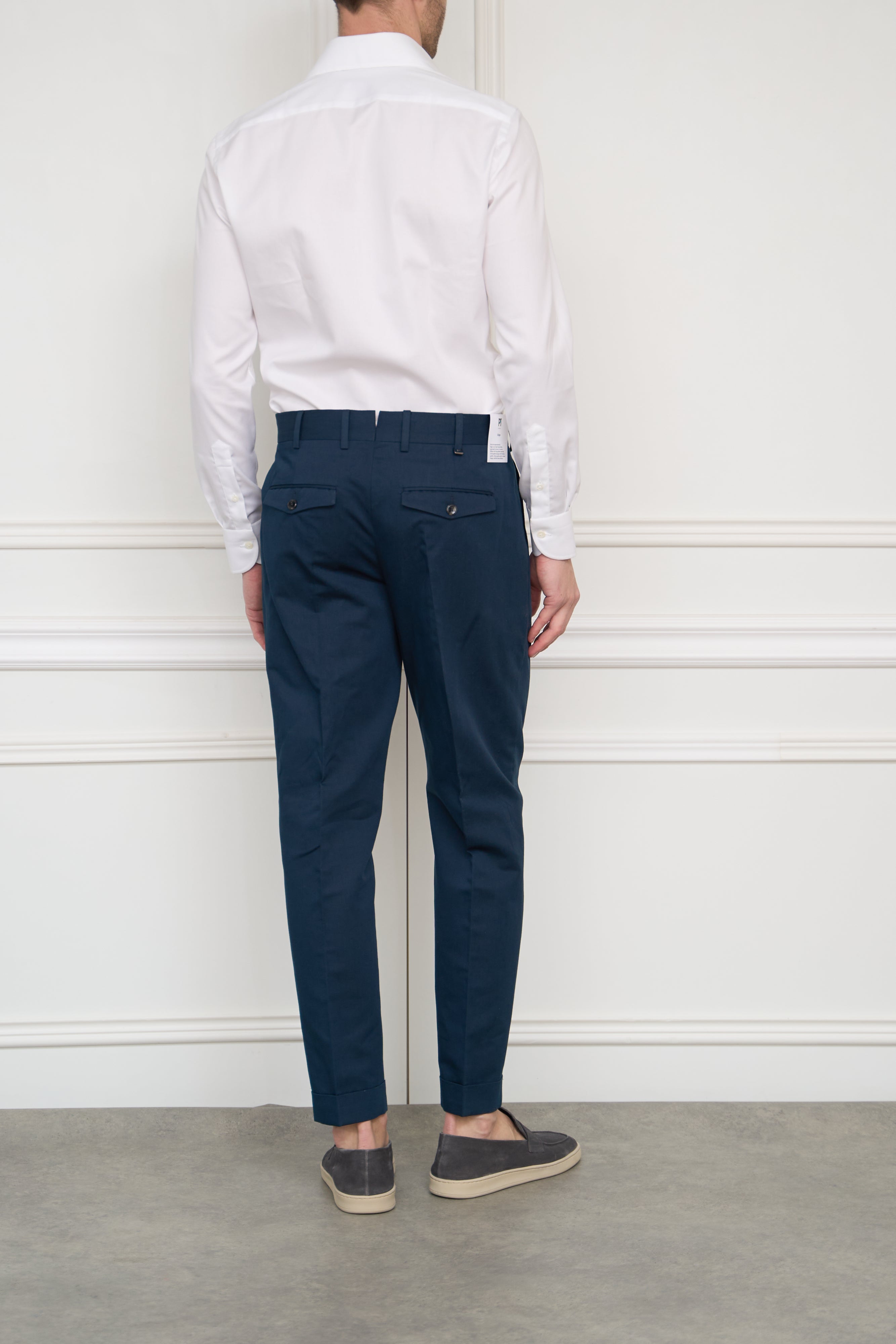 Chinos in blue