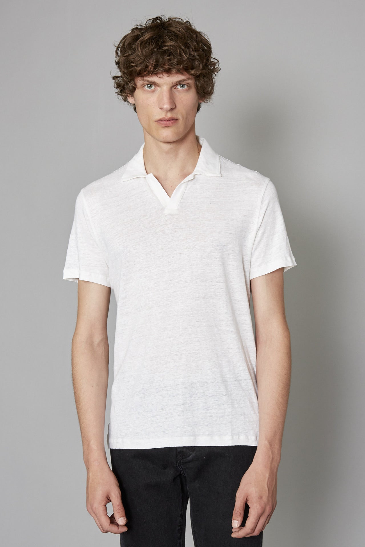 Polo shirt in white