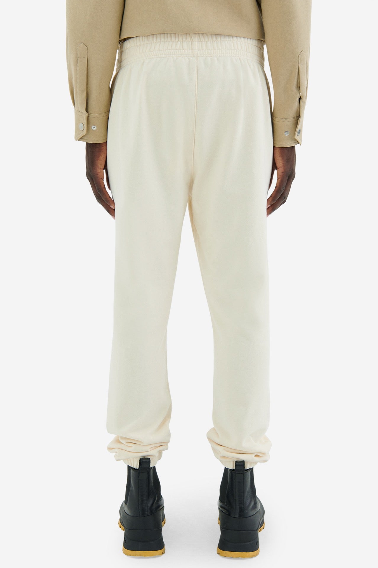 Jogging pants in beige