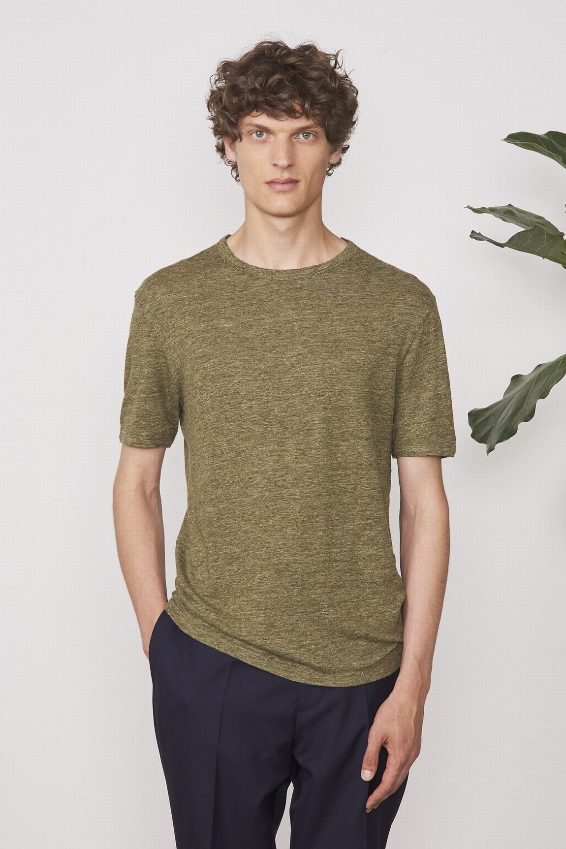 T-shirt in olive